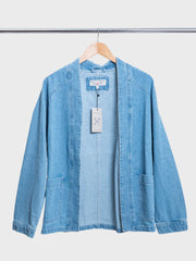 Denim Kimono Stone Bleached