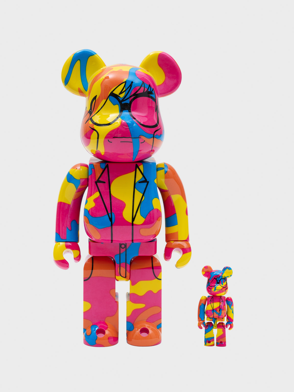 Bearbrick 400% + 100% Andy Warhol Special