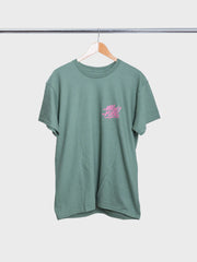 Merci Bien Tee Green/Pink