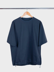 High Gauge Shirring T-shirt Deep Charcoal