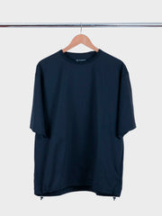 High Gauge Shirring T-shirt Black