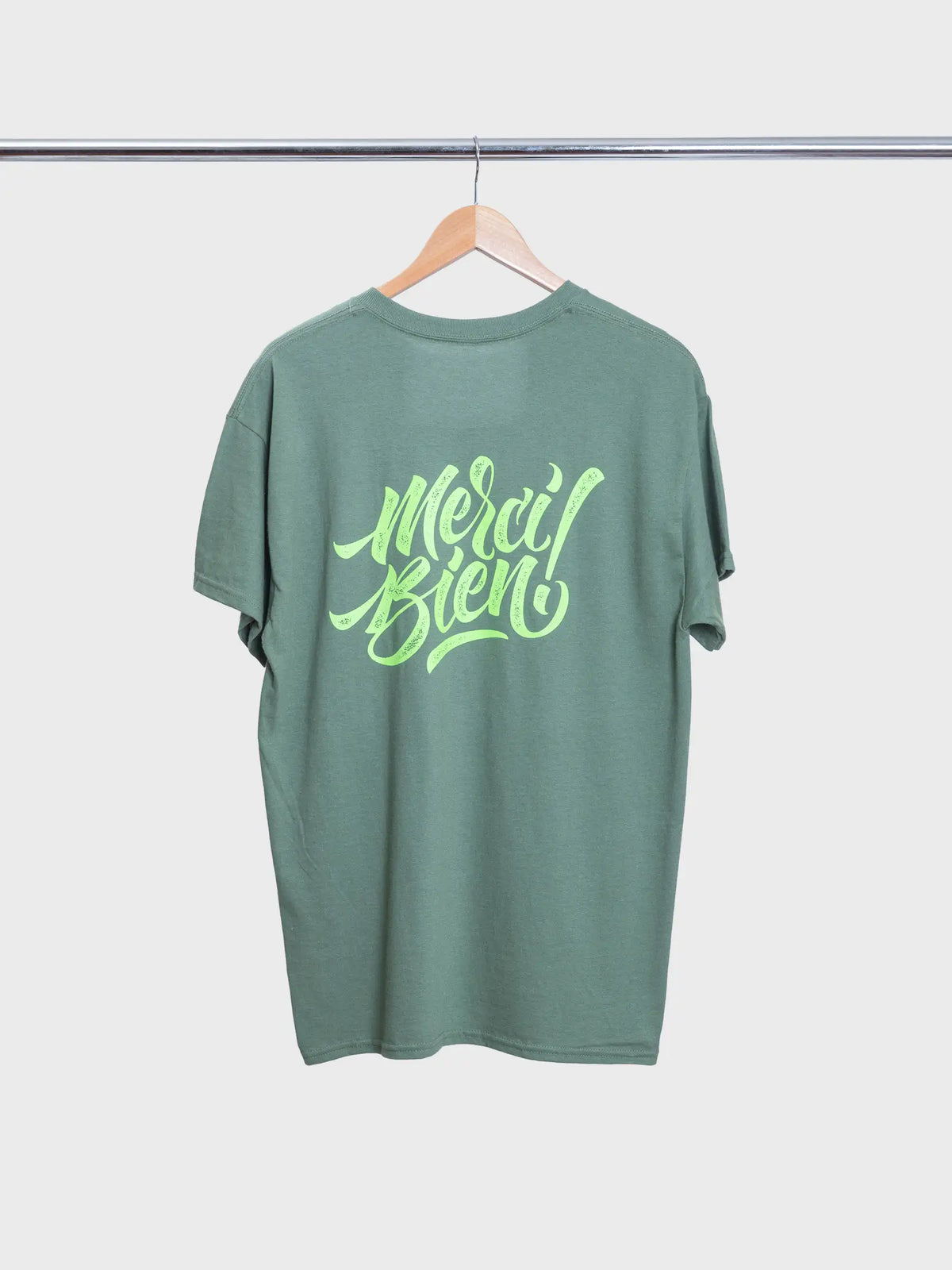 Merci Bien Tee Green/Green