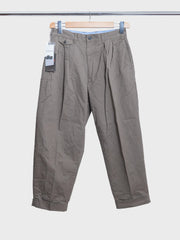2 Pleats Twill Olive