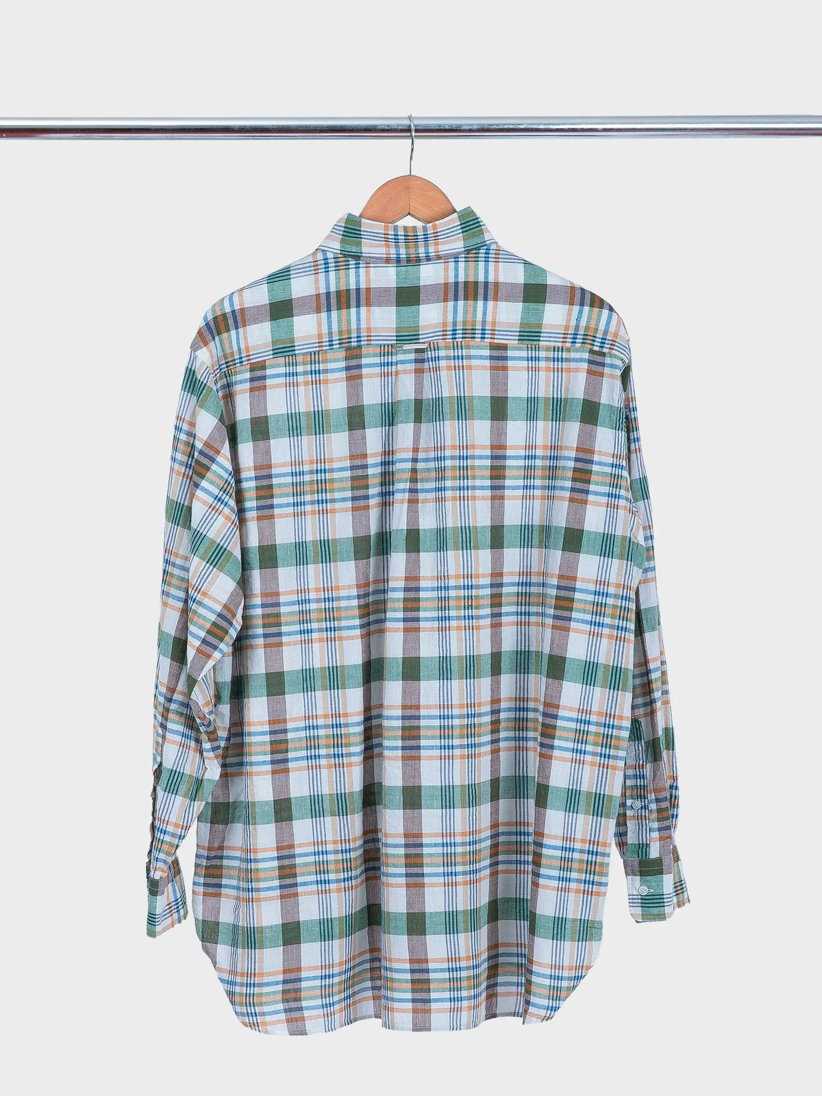 B.D Classic Fit Madras White