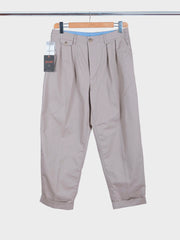 2 Pleats Twill Khaki