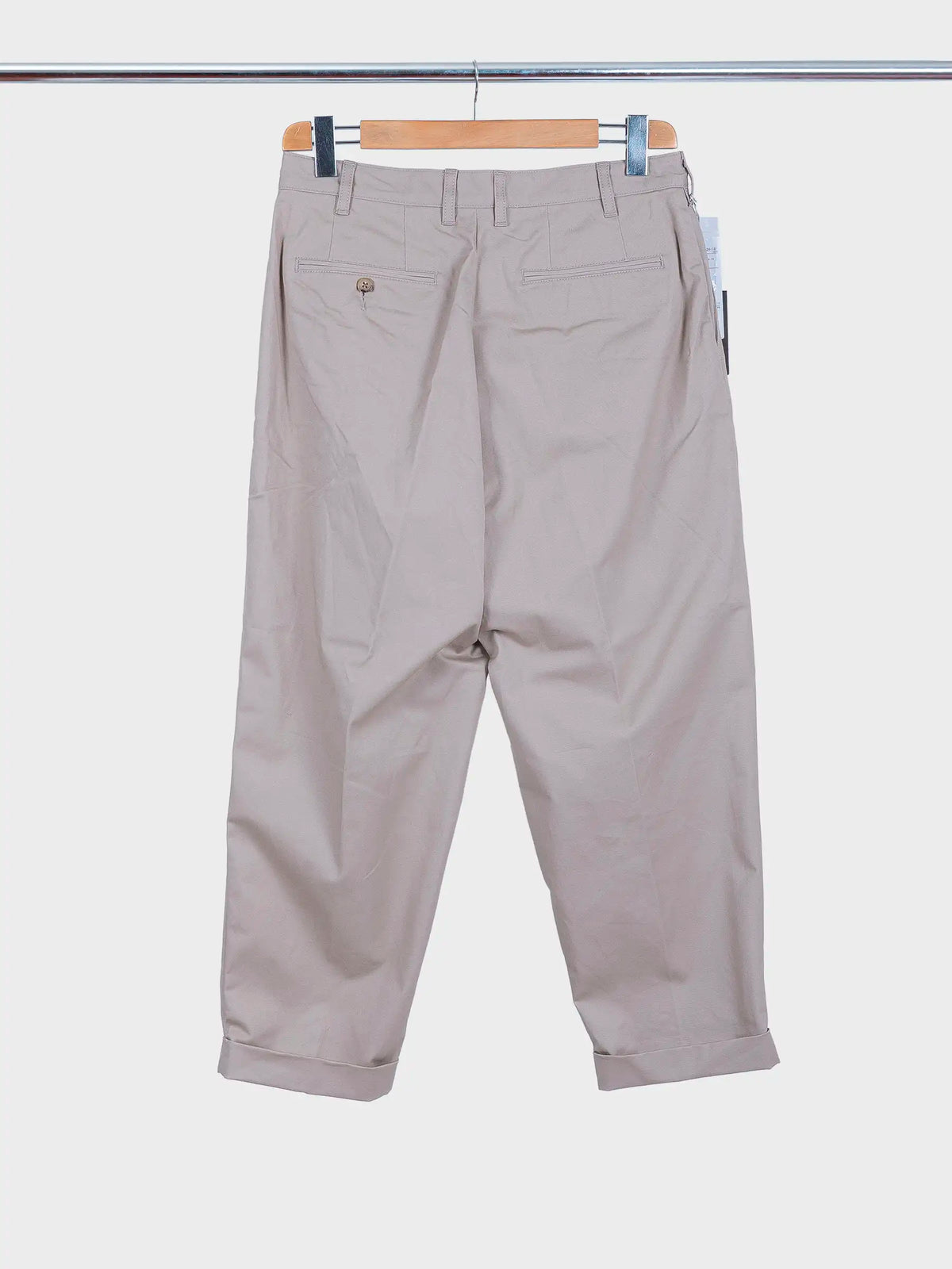 2 Pleats Twill Khaki