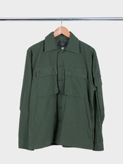 Mil Sht-Jac Textured Ripstop Olive