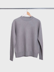 Rom Boiled Wool Crewneck Walnut