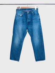 108usd Loose Ankle Denim Used Blue