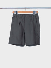 One Tuck Light Stretch Shorts Dark Olive
