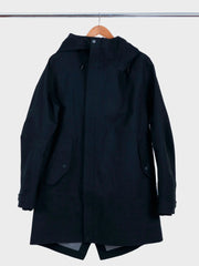 Waterproof Asym Mid Parka Black