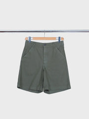Kvitfjell Relaxed Cotton Twill Short Olive Night