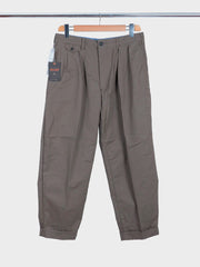 2 Pleats Twill Olive