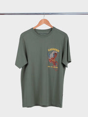 Tour Tiger Dragon T-shirt Olive
