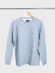Raglan Military Quilted  Grey