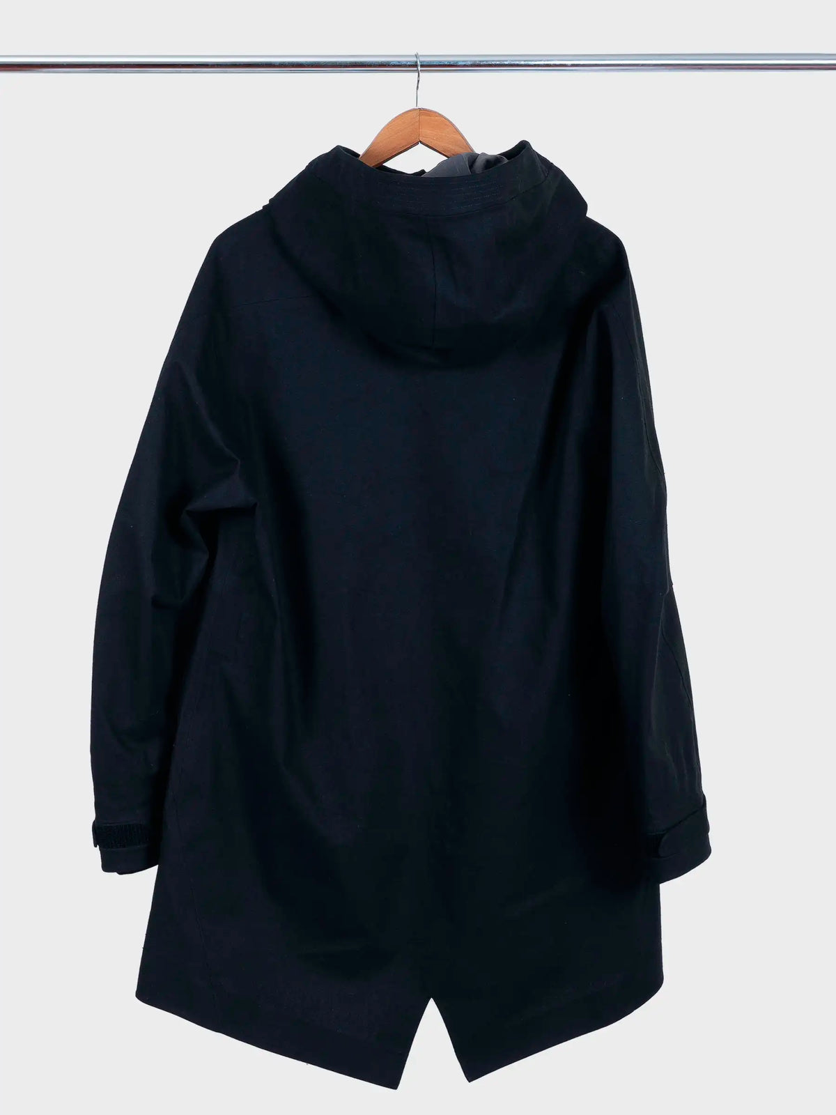 Waterproof Asym Mid Parka Black