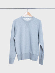 Marten Relaxed Cotton Wool Sweatshirt Grey Melange