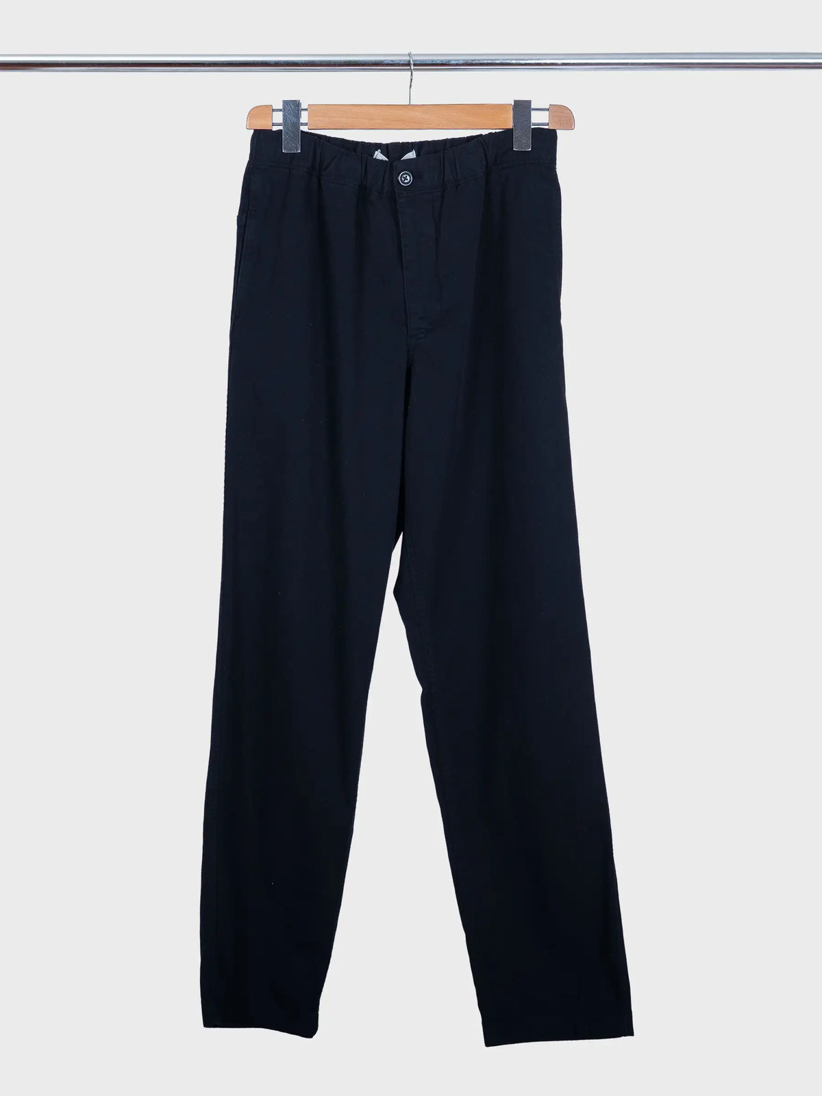 Trysil Regular Organic Stretch Twill Trouser Black