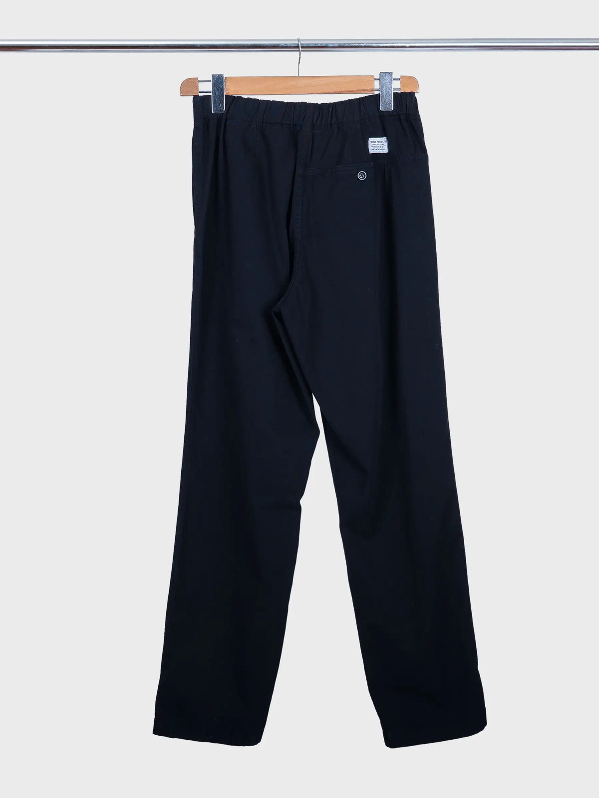 Trysil Regular Organic Stretch Twill Trouser Black
