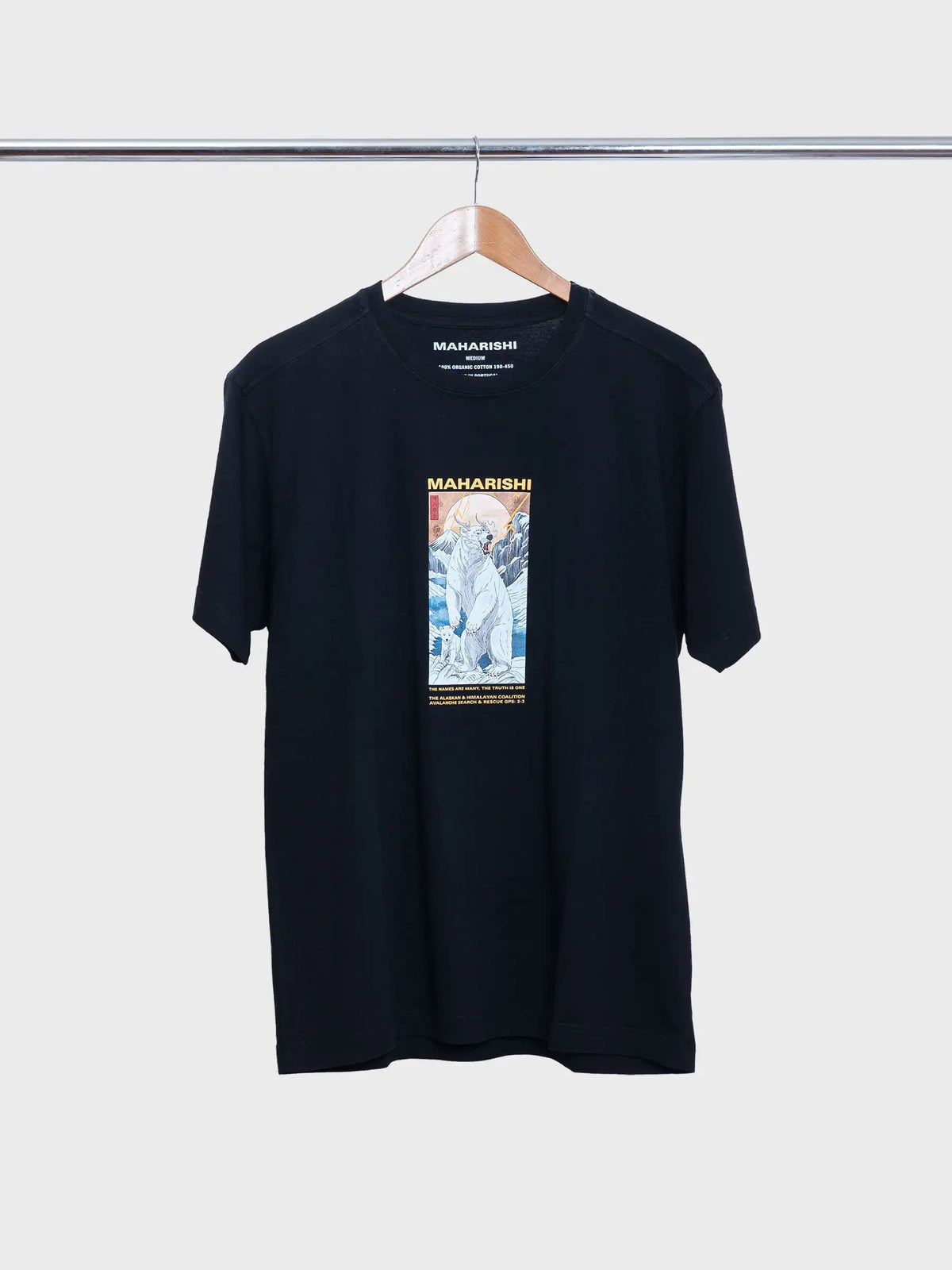 Alaskan Polar Bear T-shirt Black