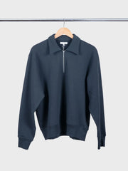 Quarter Zip Sweatshirt Faded Black