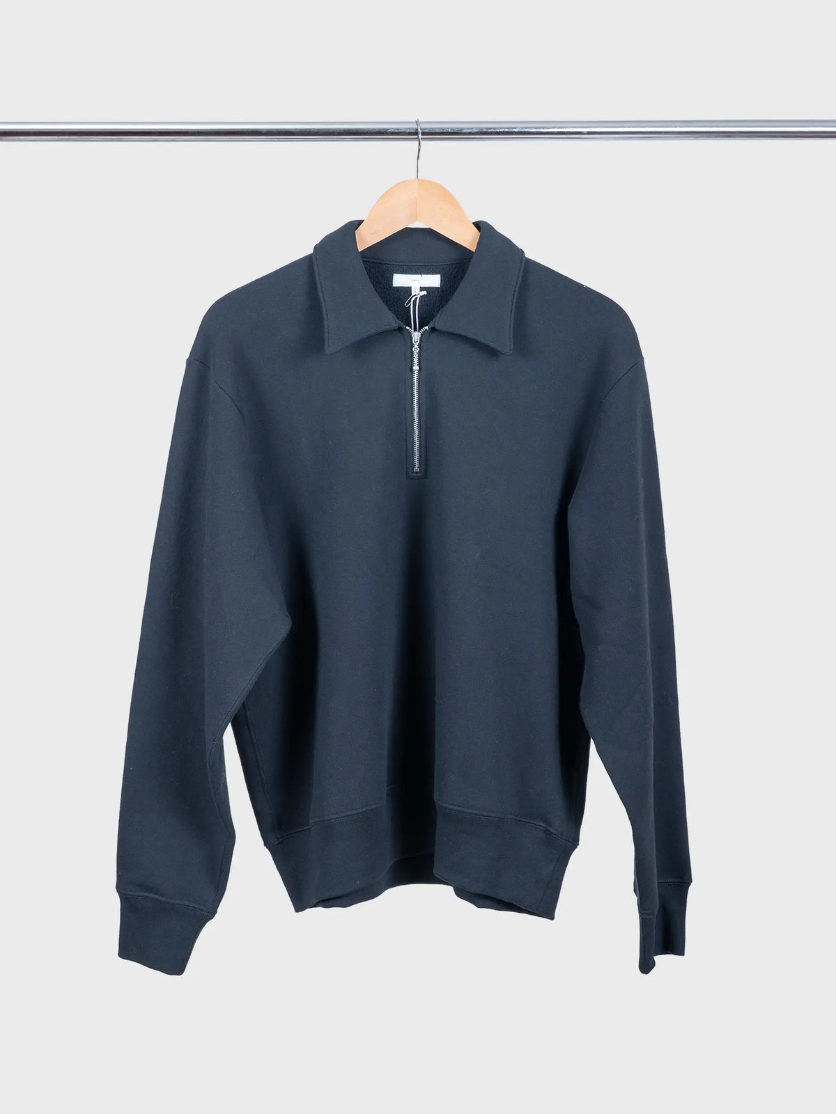 Quarter Zip Sweatshirt Faded Black