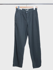 Ezra Relaxed Organic Stretch Twill Trousers Beech Green