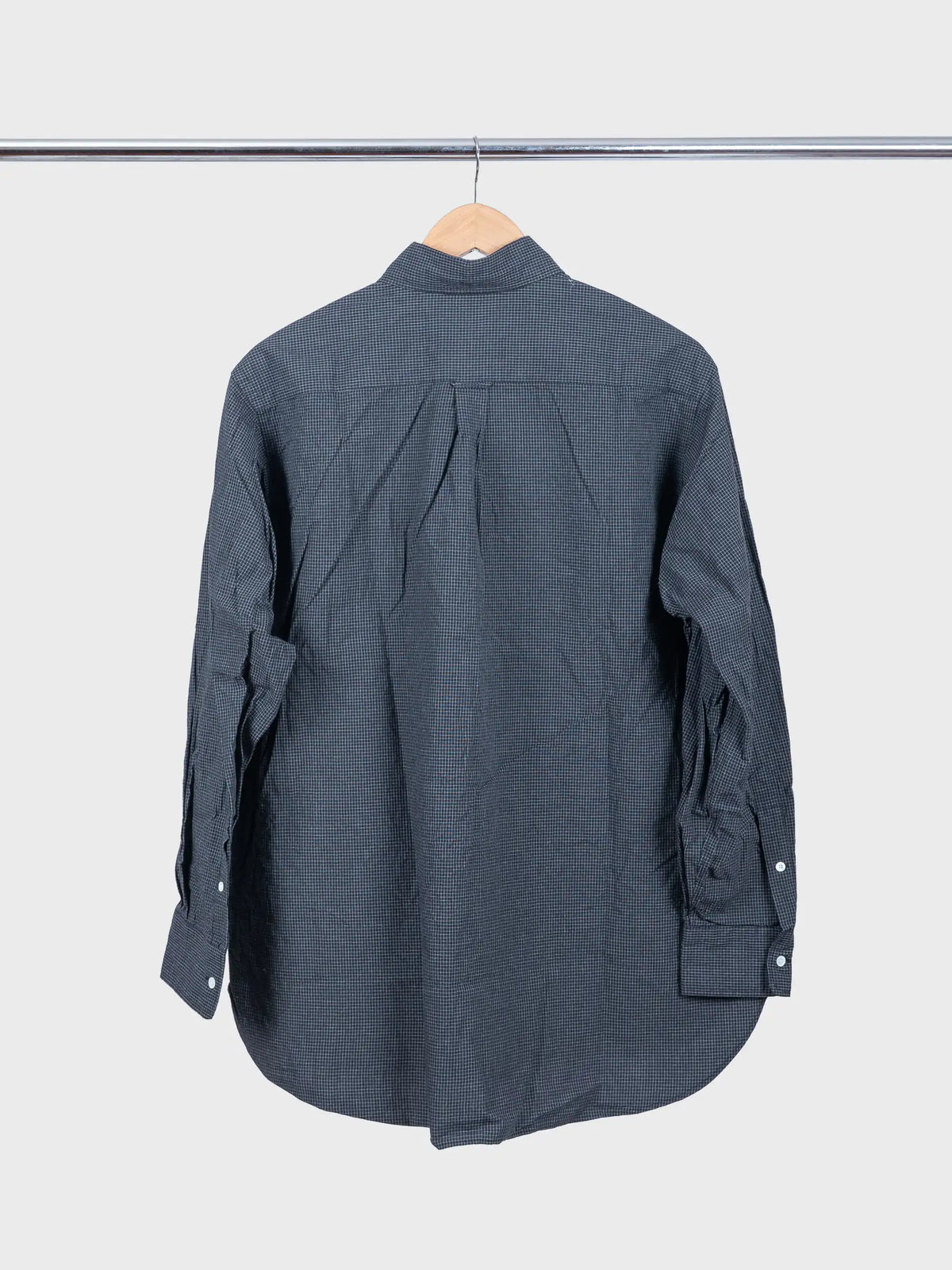 BD Classic-fit Graph Plaid Shirt Black