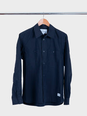Silas Tech Poplin Shirt 2.0 Dark Navy