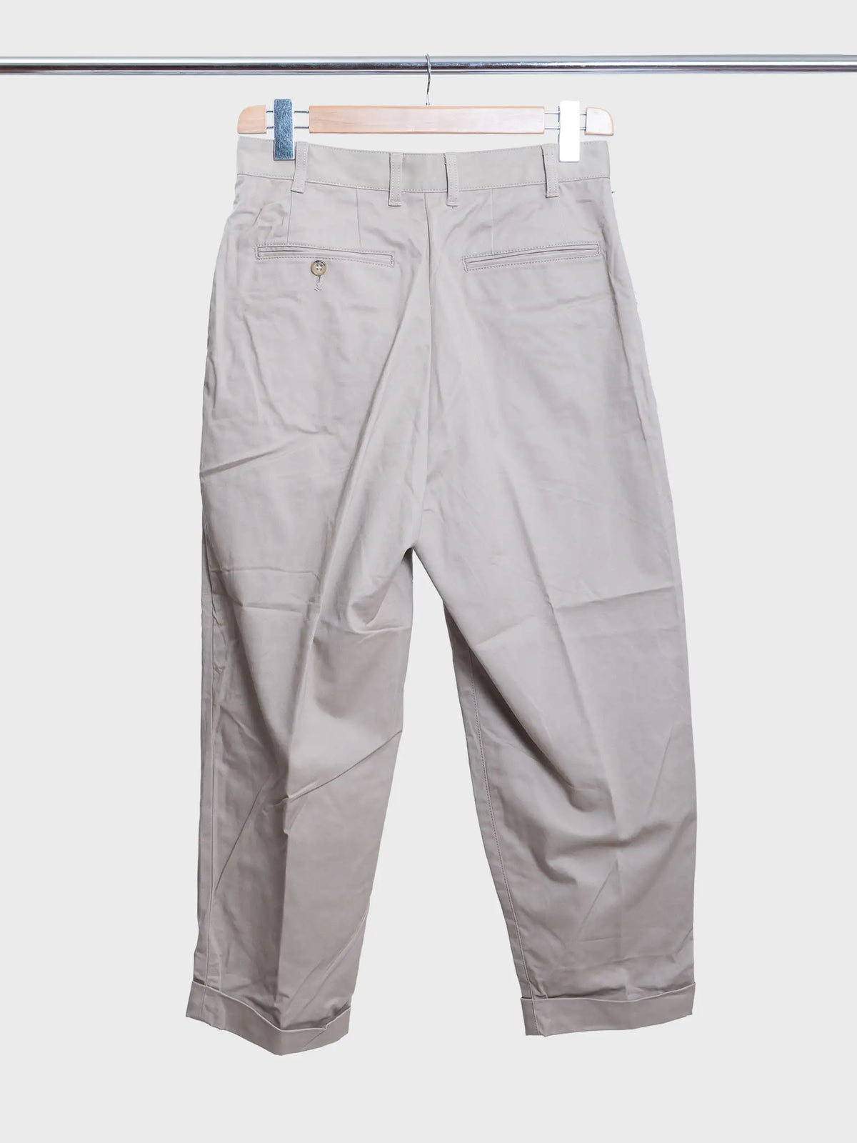 2 Pleats Twil Khaki