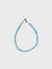 Hematite Roundel Beads Bracelet Turquoise
