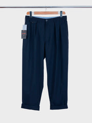 2 Pleats Tropical Dark Navy