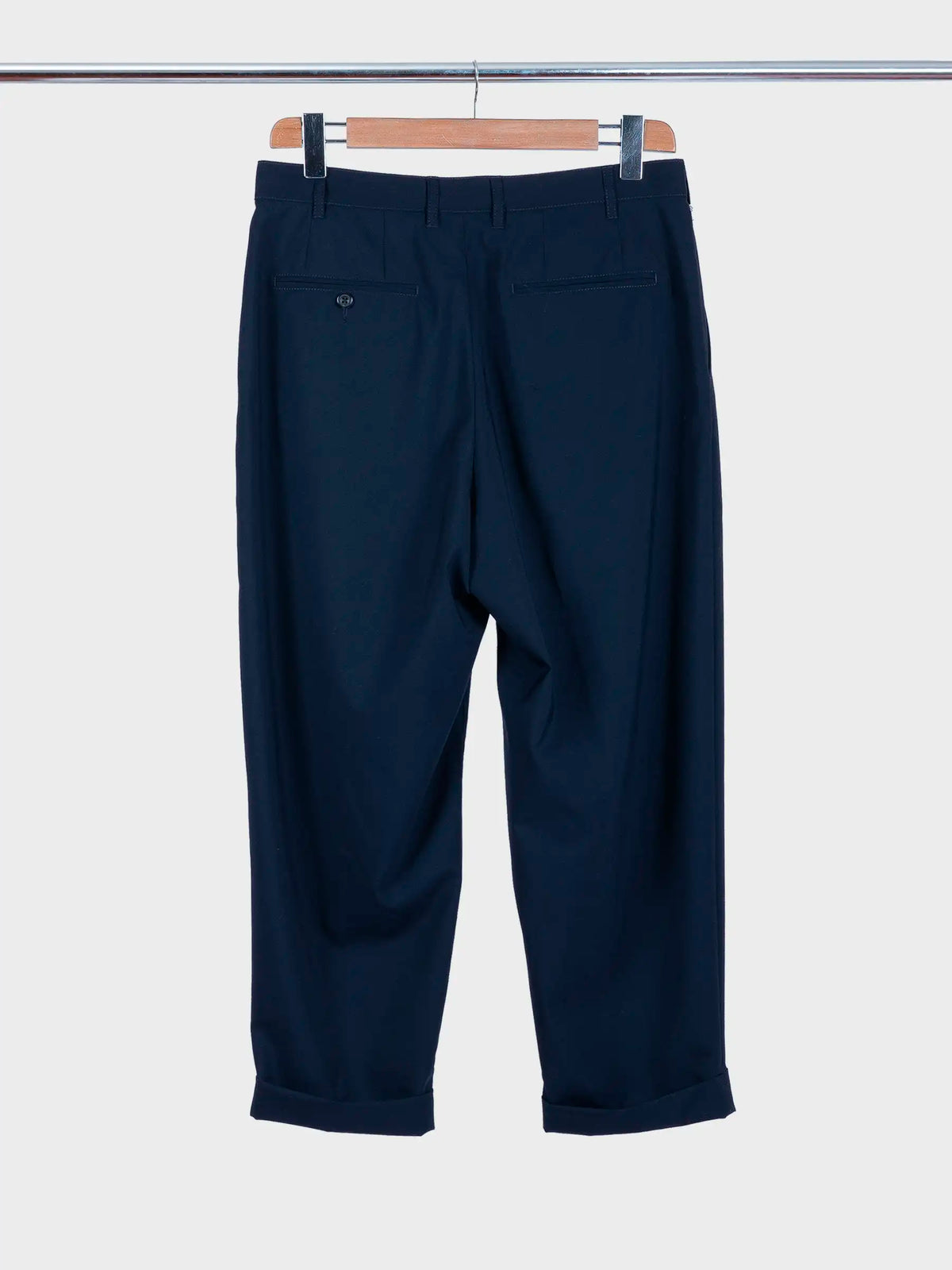 2 Pleats Tropical Dark Navy