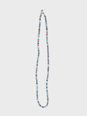 Hematite Roundel Beads Necklace Multi